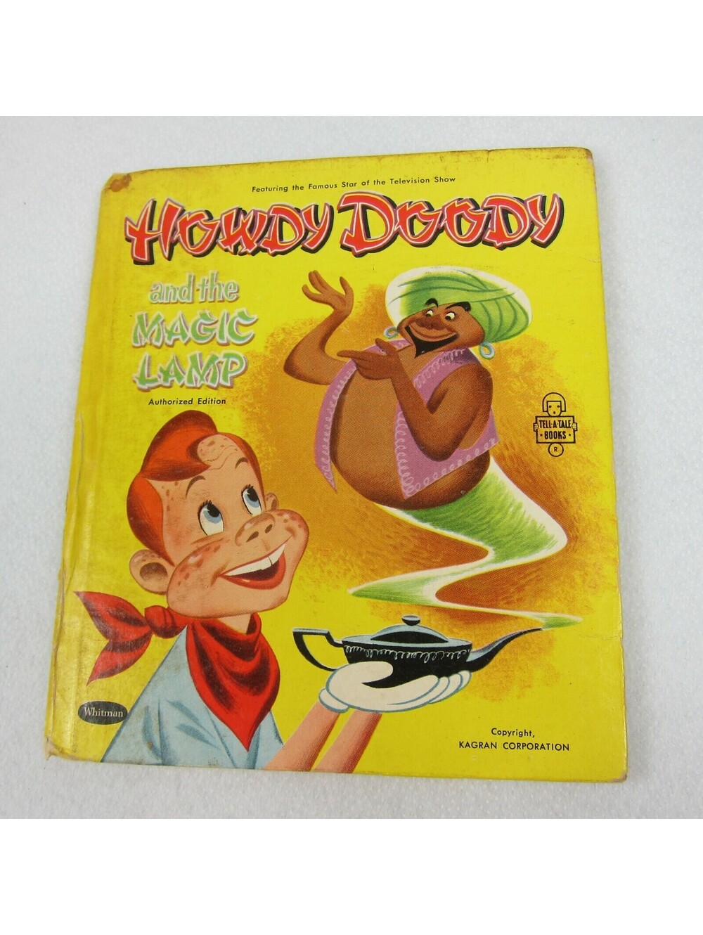 Vintage 1954 Howdy Doody and the Magic Lamp Book Whitman Tell-A-Tale Hardcover
